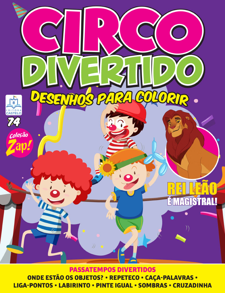 Kit 10 Revista de Colorir